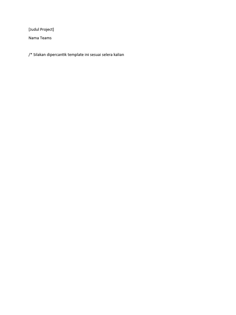 Project design thinking template pdf