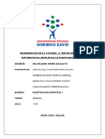 Investigación operativa-PROYECTO FORMATIVO