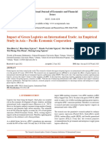 Impact of Green Logistics On International Trade A-1