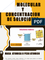 Peso Molecular y Concentracion de Soluciones