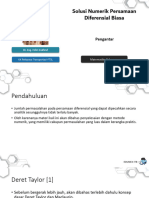 Solusi Numerik PDBO