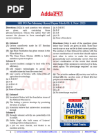 Formatted SBI PO Pre Memory Based Paper Mock 01 1. Nov.2023