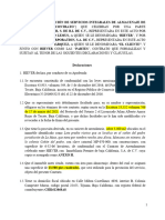 Contrato Servicios Almacenaje 14 MAR 2023