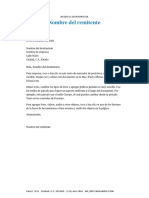 Carta Profesional