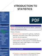 Nov.22 - Introduction To Statistics