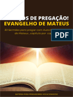 Esbocos No Evangelho de Mateus Volume 01