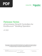 Release Notes - v1.3.0 - Ecommission SmartX Controller Mobile App Tool