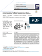 An Automated Online Three-Phase Electro-Extraction Setup