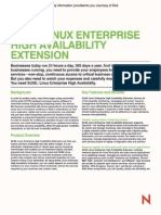 SUSE Linux Enterprise High Availability