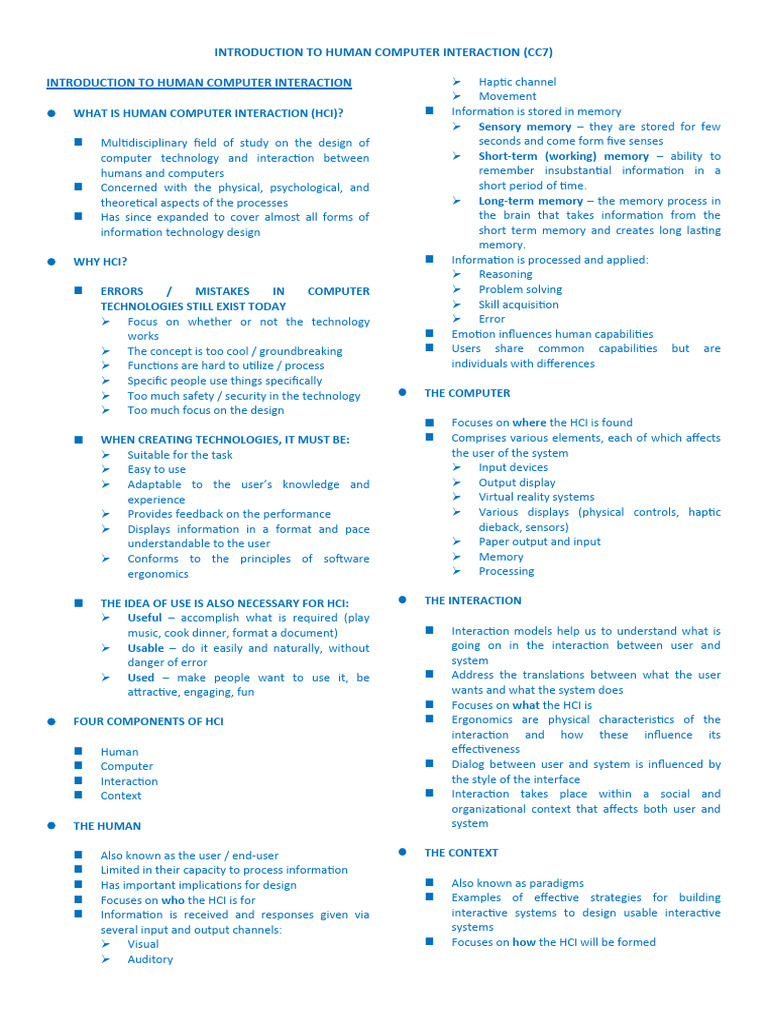 cc7 Reviewer | PDF | Human–Computer Interaction | Computer Data Storage