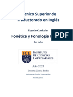 Dossier Fonetica y Fonologia Inglesa I 2023