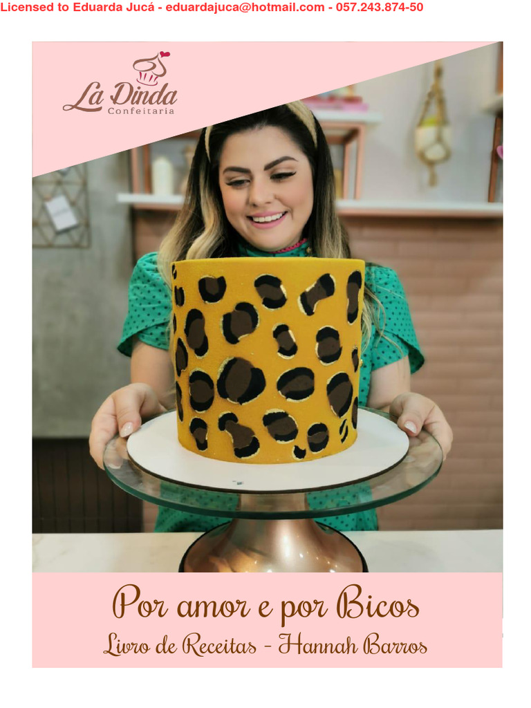 Receitas de Confeitaria La Dinda | PDF | Chocolate | Margarina, image size:768x1024
