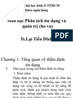 CHUONG 1 - TỔNG QUAN VỀ THẨM ĐỊNH TÍN DỤNG