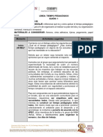 Guion - Tiempo Pedagogico - Articulación