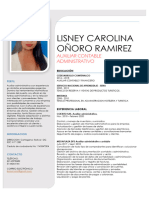 HV Lisney Carolina Oñoro Ramírez