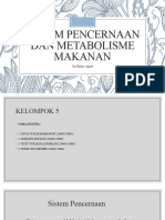 Sistem Pencernaan Dan Metabolisme Makanan