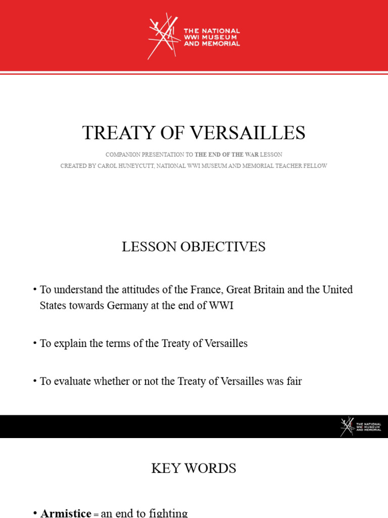 End War Armistice Treaty Versailles | PDF | Treaty Of Versailles ...