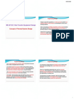 ME 207 - 307 Concept of Thermal System Design - 2