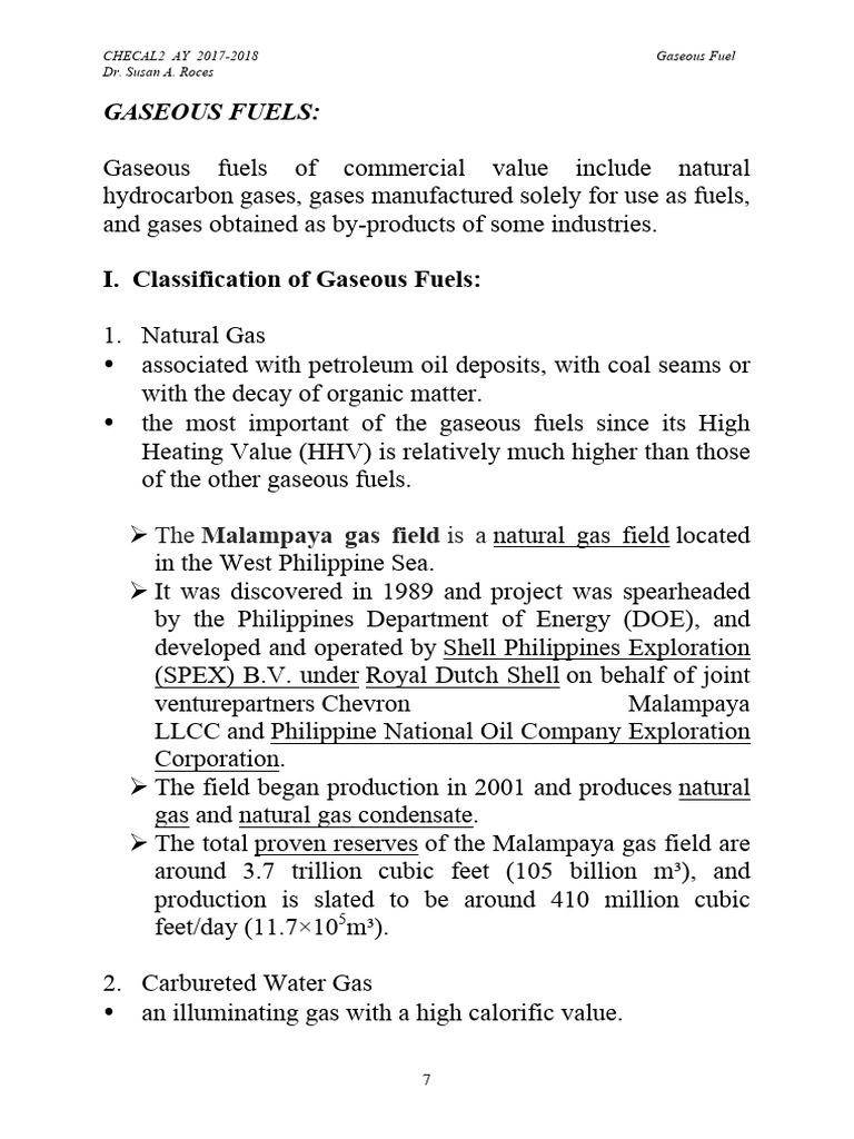 Overview of Gaseous Fuels and Their Values | PDF | Humidity | Natural Gas