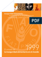 1999 - Estado de La Inseguridad Alimentaria en El Mundo - FAO