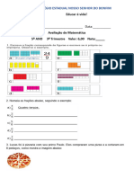 Avaliacao de Matemática