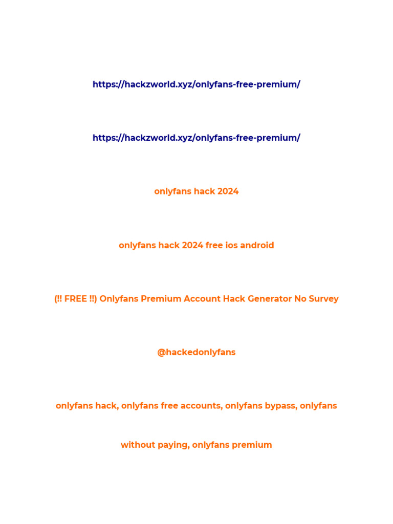 Free Onlyfans Subscription Accounts 2024 | PDF