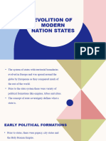 Evolition of Modern Nation States