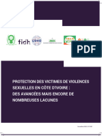 Protection Des Victimes de Violences Sexuelles en Côte D'ivoire