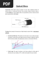 Optical Fiber Notes (Oct - 2023)