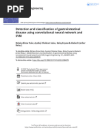 Detection and Classification of Gastrointestinal Disease Using Convolutional Neural Network and SVM