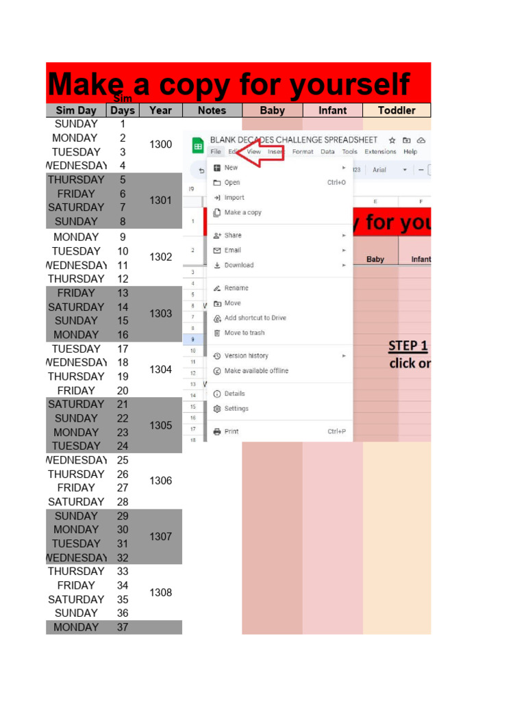 Sim Day Schedule for Infants to Toddlers | PDF