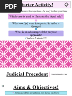 Judicial Precedent Presentation