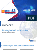 Ecologia - Unidade 3 - Aula 2