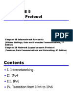 Internet Protocol: Chapter 18 Internetwork Protocols (Chapter 20 Network Layer: Internet Protocol