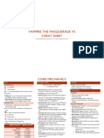 Cheat Sheet For Vampire 5th Edition