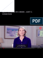 How To Lead in Crisis - Amy C. Edmonds