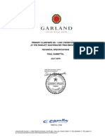 Primary Clarifiers No. 1 and 2 Modifications at The Rowlett Wastewater Treatment Plant Technical Specifications Final Submittal JULY 2019