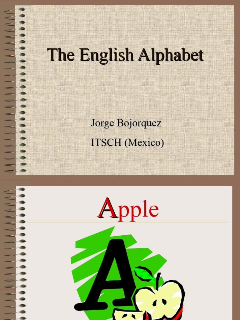 The English Alphabet | PDF