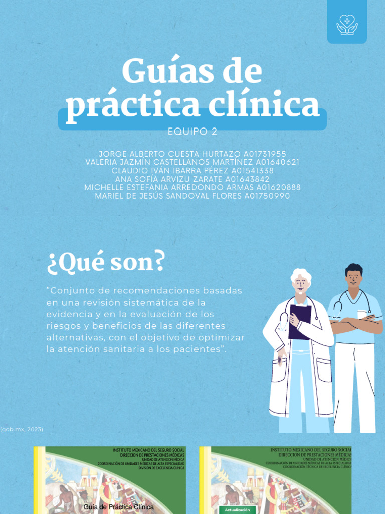 Guías de Práctica Clínica | PDF | Medicina CLINICA | Ciencias de la Salud