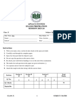 10TH Maths2022-23 Paper Prep