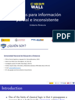 Lógicas para Información Parcial e Inconsistente