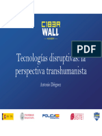 Tecnologías Disruptivas. La Perspectiva Transhumanista