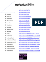 Autodesk Revit Online Tutorial Videos