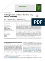 Redicting Internal Conditions of Beehives Using Precision Beekeeping