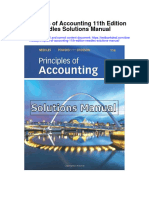 Principles of Accounting 11th Edition Needles Solutions Manual