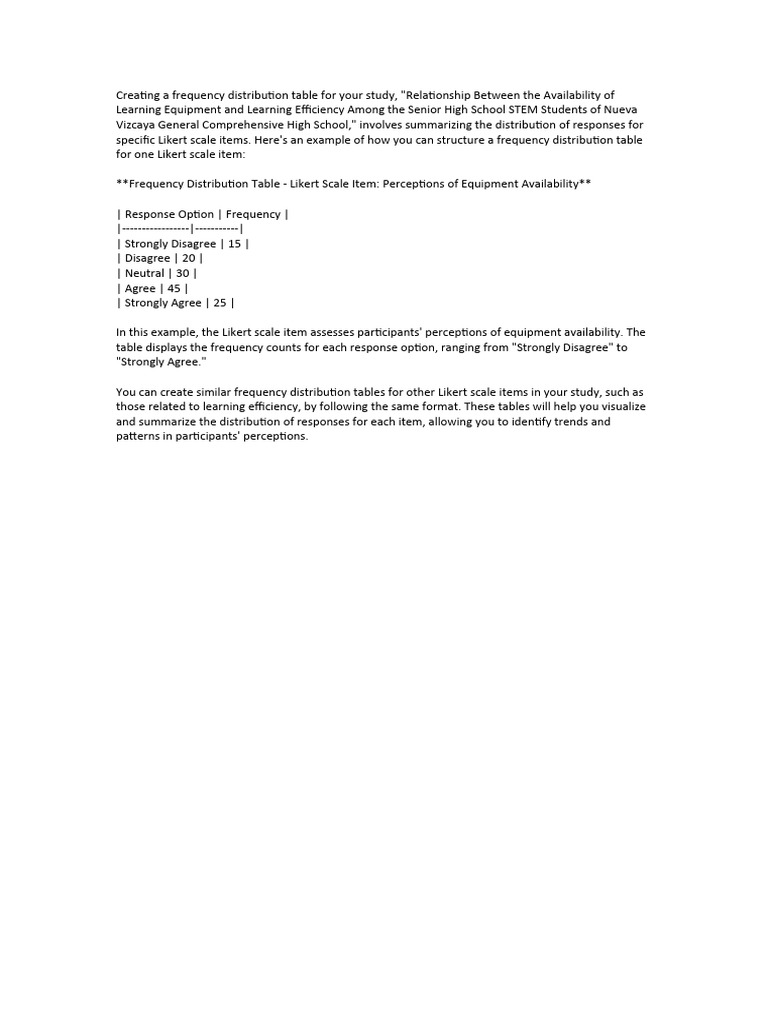 FREQUENCY DISTRIBUTION TABLE FOR QUANTITATIVE DATA visual data 6