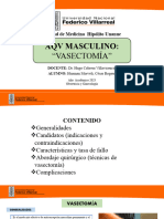 Aqv Masculino - Vasectomía