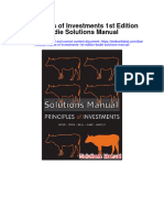 Principles of Investments 1st Edition Bodie Solutions Manual