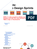 Venture Design Sprint Template