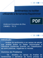 Análise de Sentimentos No Twitter Utilizando A Ferramenta